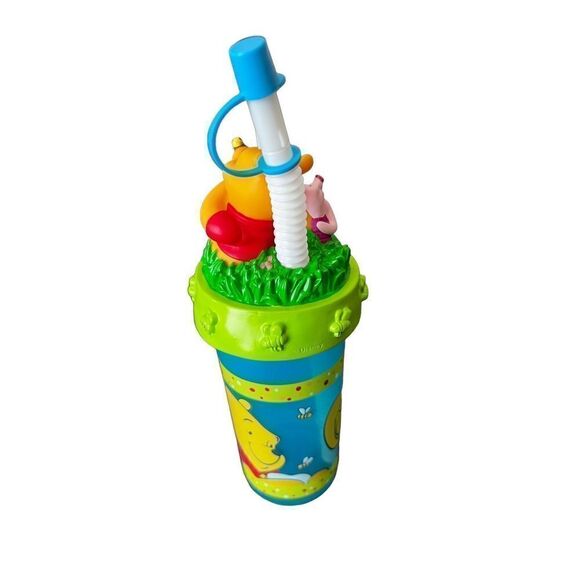 Vtg Disney Winnie the Pooh Bear Travel Water Bottle Tumbler Drink Cup 8." - Picture 11 of 11